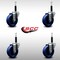 Service Caster 4'' SS Solid Poly Wheel Swivel 3/4'' Expanding Stem Caster Set, 4PK SCC-SSEX20S414-SPUS-34-4 - alternate 3